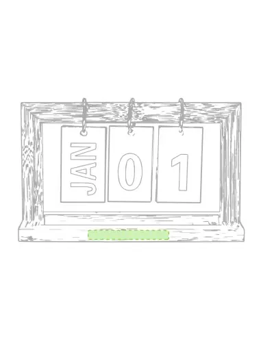 Calendario Perpetuo Personalizado Ecológico 81262