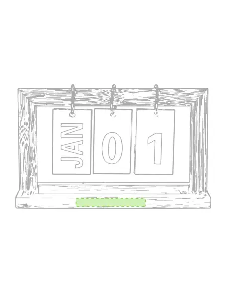 Calendario Perpetuo Personalizado Ecológico 81262