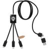 Cable extensible 5 en 1 ABS PET reciclado logo luminoso - Imagen 15
