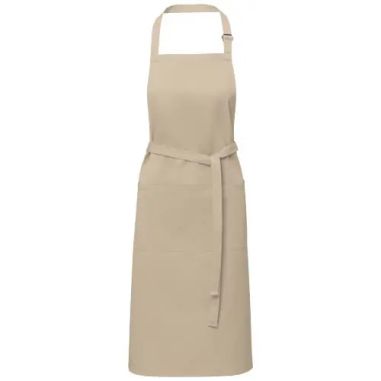 Delantal sarga 240 g/m2 tira cuello ajustable 2 bolsillos