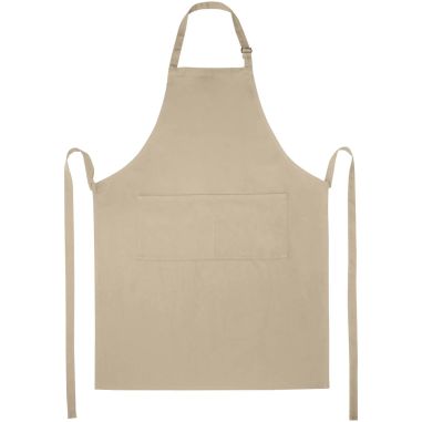 Delantal sarga 240 g/m2 tira cuello ajustable 2 bolsillos