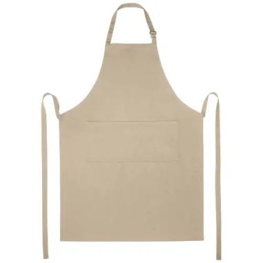 Delantal sarga 240 g/m2 tira cuello ajustable 2 bolsillos