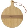 Tabla cortar bambú redonda 30,5 cm mango 8 cm - Imagen 13