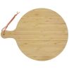 Tabla cortar bambú redonda 30,5 cm mango 8 cm - Imagen 16