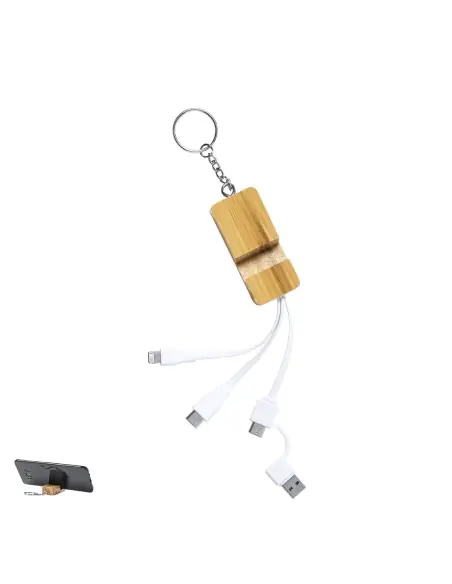 Cable Cargador Multifunción Personalizado Ecológico 81285