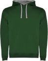 Sudadera capucha bicolor doble tejido hombre canguro - Imagen 153