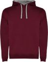 Sudadera capucha bicolor doble tejido hombre canguro - Imagen 157