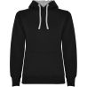 Sudadera capucha bicolor entallada mujer pulgares - Imagen 59