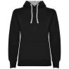 Sudadera capucha bicolor entallada mujer pulgares - Imagen 60