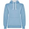 Sudadera capucha bicolor entallada mujer pulgares - Imagen 67