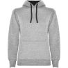 Sudadera capucha bicolor entallada mujer pulgares - Imagen 83
