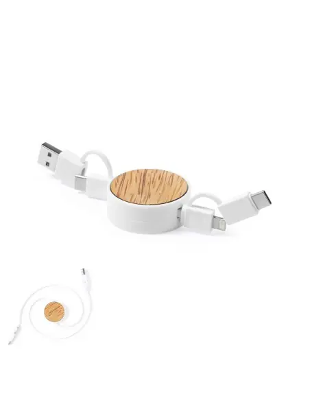 Cable Cargador Personalizado Ecológico 81418