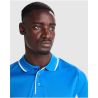 Polo deportivo unisex bicolor transpirable etiqueta - Imagen 3