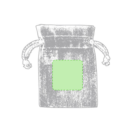 Bolsita de algodón 105 g/m² con cordón