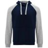 Sudadera bicolor con capucha unisex - Imagen 35