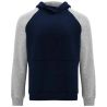 Sudadera capucha bicolor infantil raglán canguro - Imagen 35