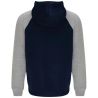 Sudadera capucha bicolor infantil raglán canguro - Imagen 37