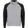 Sudadera capucha bicolor infantil raglán canguro - Imagen 38