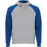 Sudadera capucha bicolor infantil raglán canguro - Imagen 42