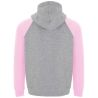Sudadera capucha bicolor infantil raglán canguro - Imagen 49