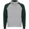 Sudadera capucha bicolor infantil raglán canguro - Imagen 50