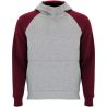 Sudadera capucha bicolor infantil raglán canguro - Imagen 54