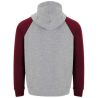 Sudadera capucha bicolor infantil raglán canguro - Imagen 57