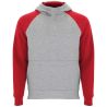 Sudadera capucha bicolor infantil raglán canguro - Imagen 59
