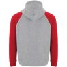 Sudadera capucha bicolor infantil raglán canguro - Imagen 60