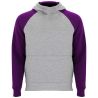 Sudadera capucha bicolor infantil raglán canguro - Imagen 63