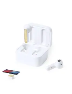 Auriculares Cargador Personalizado Ecológico 81492