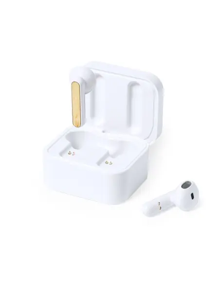 Auriculares Cargador Personalizado Ecológico 81492