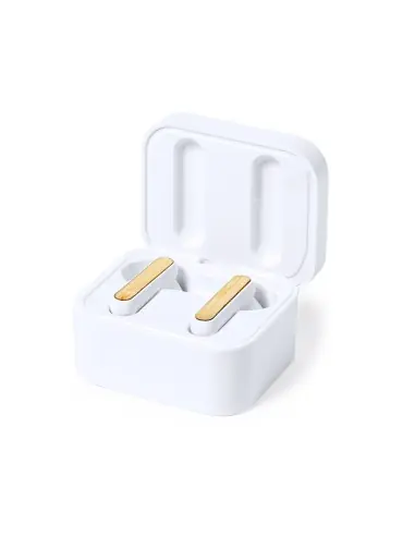 Auriculares Cargador Personalizado Ecológico 81492