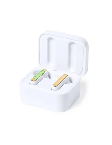 Auriculares Cargador Personalizado Ecológico 81492