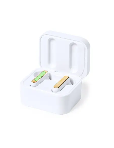 Auriculares Cargador Personalizado Ecológico 81492