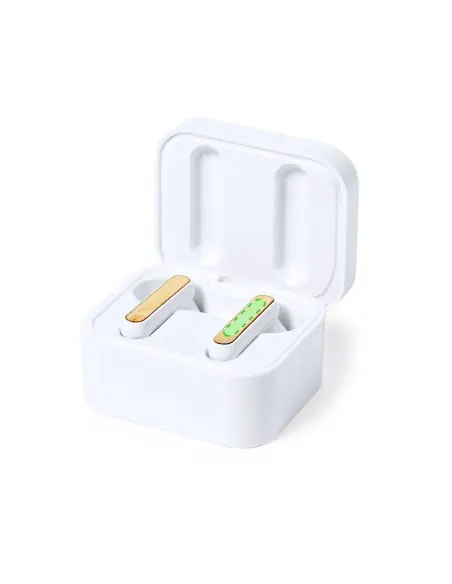 Auriculares Cargador Personalizado Ecológico 81492