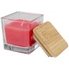 Vela perfumada cuadrada en vidrio con tapa de bambú, 40 g - Imagen 17