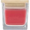 Vela perfumada cuadrada en vidrio con tapa de bambú, 40 g - Imagen 18