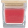 Vela perfumada cuadrada en vidrio con tapa de bambú, 40 g - Imagen 19