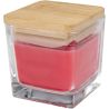 Vela perfumada cuadrada en vidrio con tapa de bambú, 40 g - Imagen 20