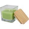 Vela perfumada cuadrada en vidrio con tapa de bambú, 40 g - Imagen 22