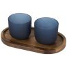Set bandeja acacia y 2 vasos vidrio 200 ml - Imagen 13