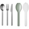 Set cubiertos acero inox soporte compacto - Imagen 15