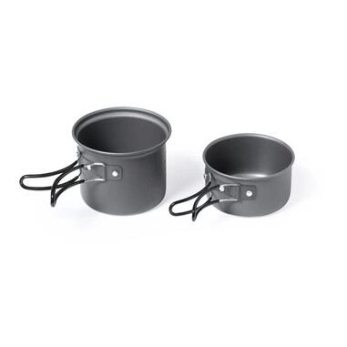 Set de menaje de camping con funda RPET