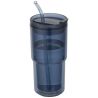 Vaso de plástico de doble pared Archer de 480 ml con pajita - Imagen 11
