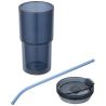 Vaso de plástico de doble pared Archer de 480 ml con pajita - Imagen 15