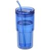 Vaso de plástico de doble pared Archer de 480 ml con pajita - Imagen 17
