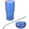 Vaso de plástico de doble pared Archer de 480 ml con pajita - Imagen 20