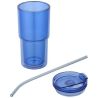 Vaso de plástico de doble pared Archer de 480 ml con pajita - Imagen 21