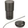 Vaso de plástico de doble pared Archer de 480 ml con pajita - Imagen 26